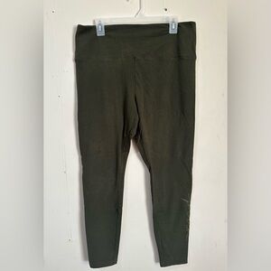 Pink Victoria’s Secret XXL Olive Green High Rise Leggings